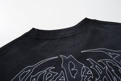 Rare Peace Washed Crystal Art Graphic Relaxed Fit Tee