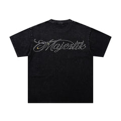 Majestik “Lightning Gridiron” Football Players Rhinestone Vintage Tee