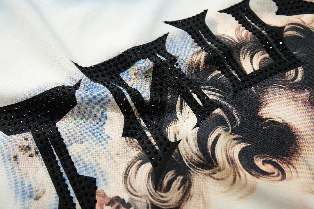 Rare Peace Desert Fade Rhinestone Relaxed Graphic Tee