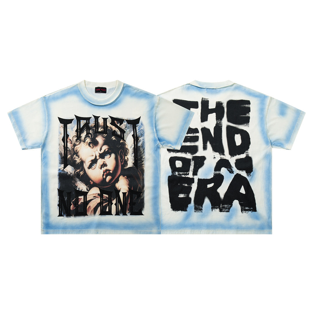 Rare Peace Desert Fade Rhinestone Relaxed Graphic Tee
