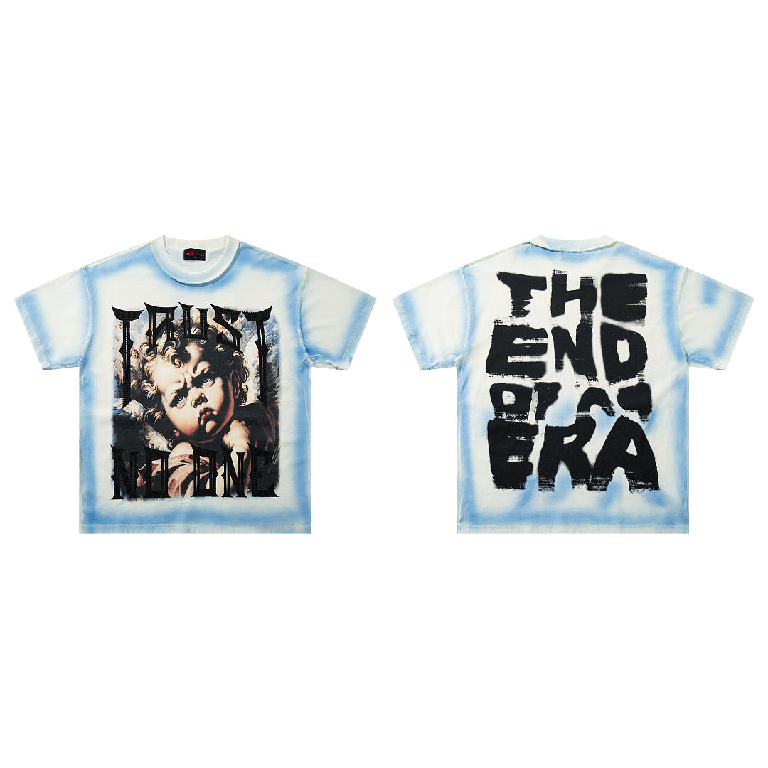 Rare Peace Desert Fade Rhinestone Relaxed Graphic Tee