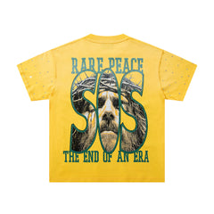 Rare Peace Rare Calm Vintage West Coast Rhinestone Graphic Tee