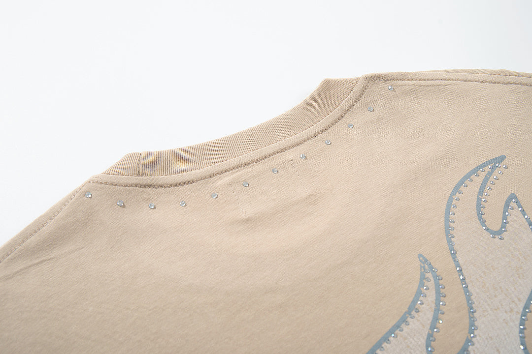 Supply Varsity Rush Rhinestone Graphic Tee