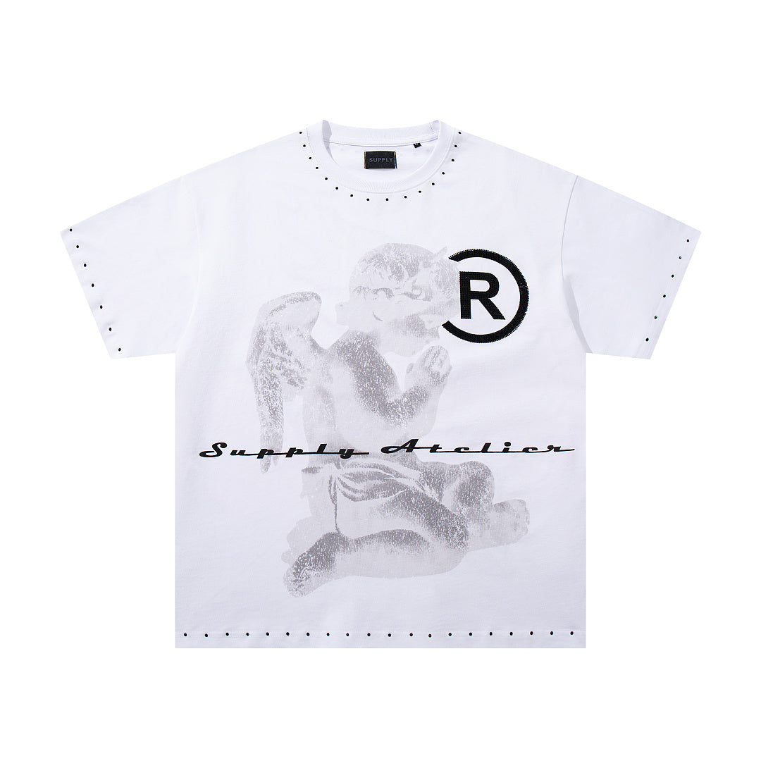 Supply West Coast Luxe Rhinestone Graphic Tee