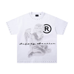 Supply West Coast Luxe Rhinestone Graphic Tee