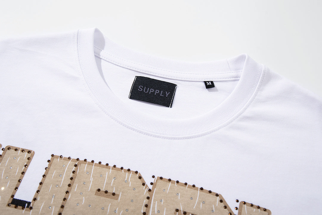 Supply Street Racing Rhinestone Graphic Tee