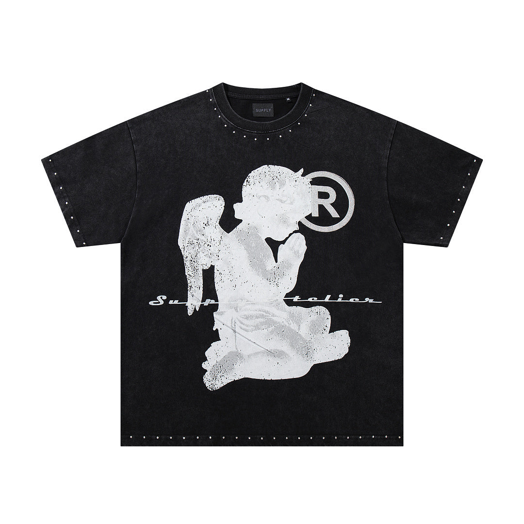 Supply Underground Rhinestone Street Graphic Tee