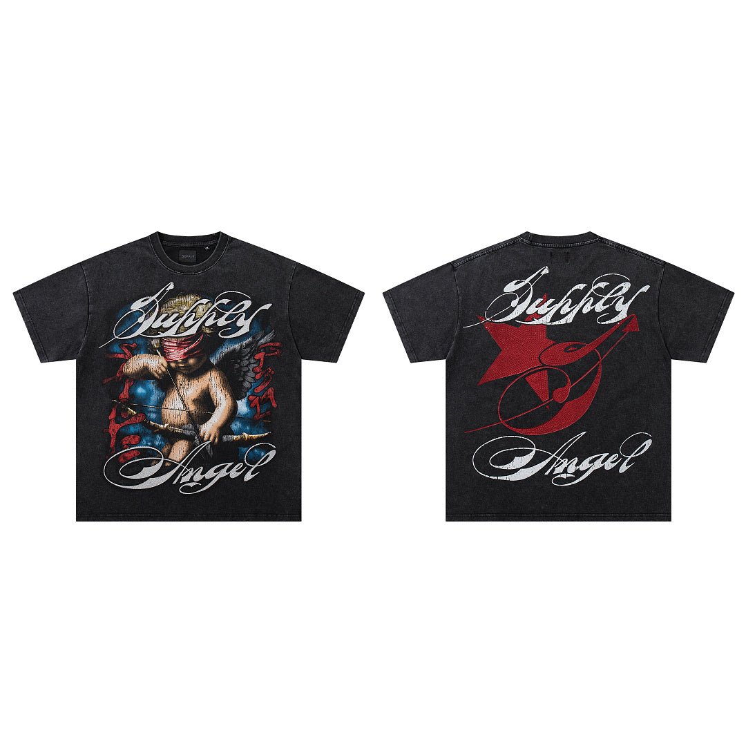 Supply Motor Club Rhinestone Graphic Tee