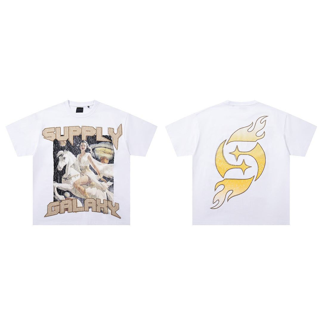 Supply Street Racing Rhinestone Graphic Tee