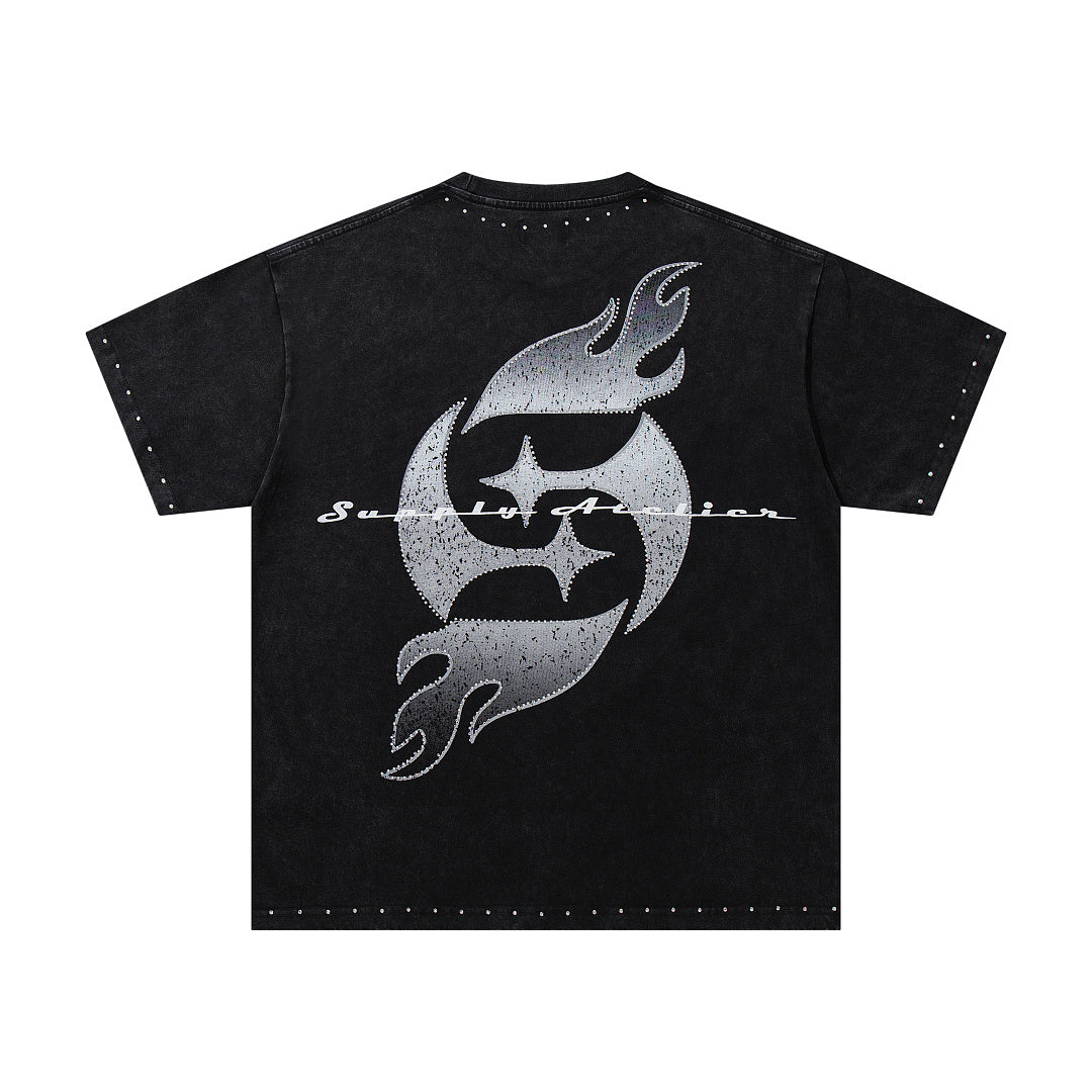 Supply Underground Rhinestone Street Graphic Tee