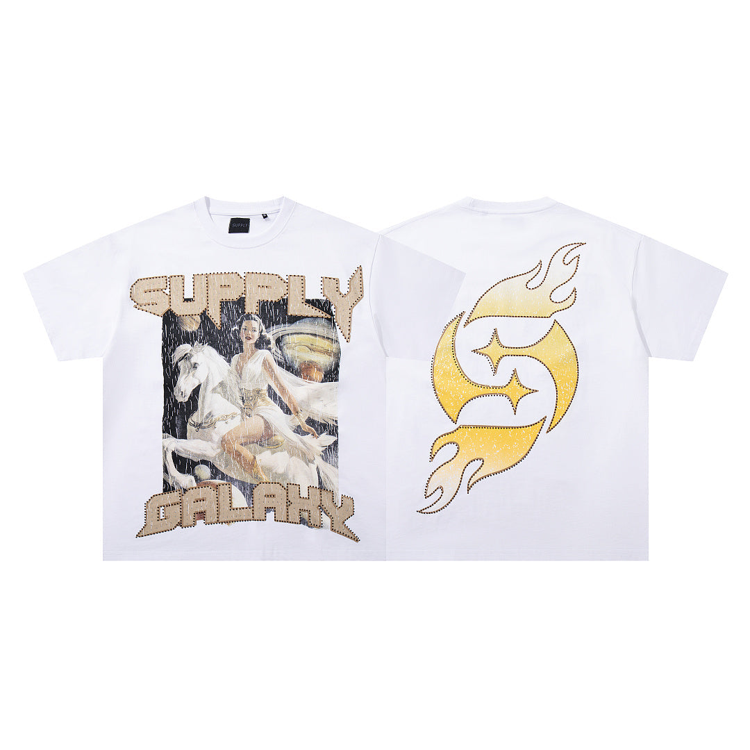 Supply Street Racing Rhinestone Graphic Tee