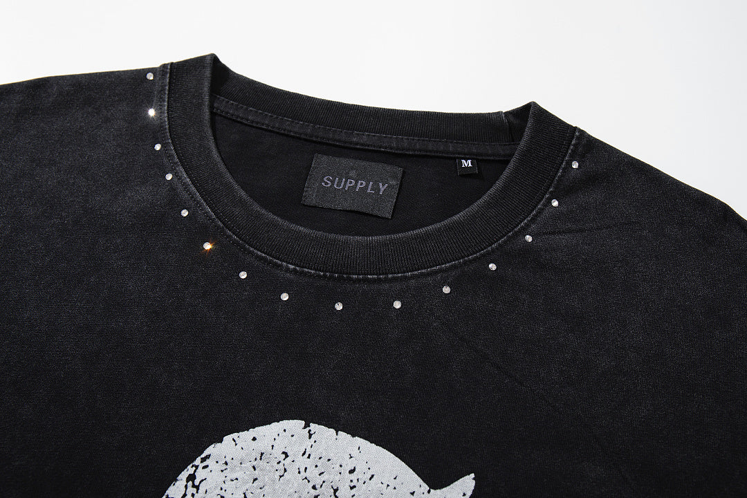 Supply Underground Rhinestone Street Graphic Tee