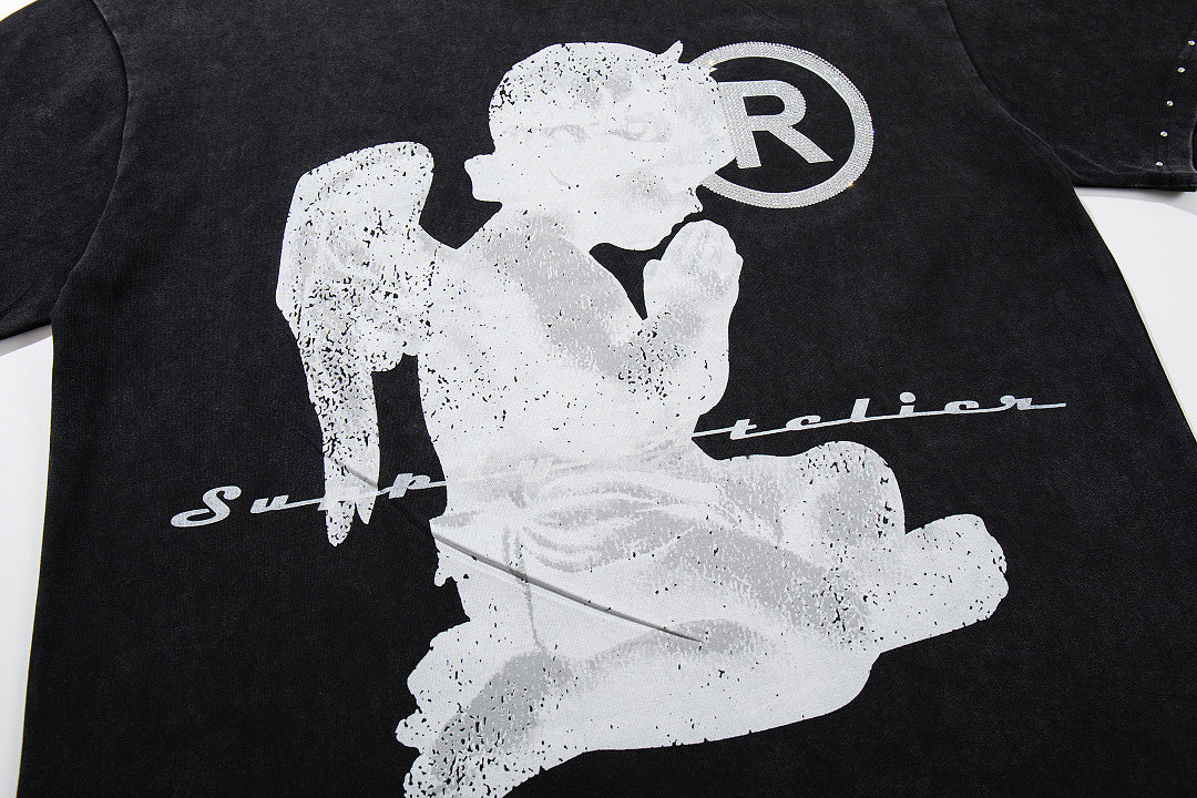 Supply Underground Rhinestone Street Graphic Tee
