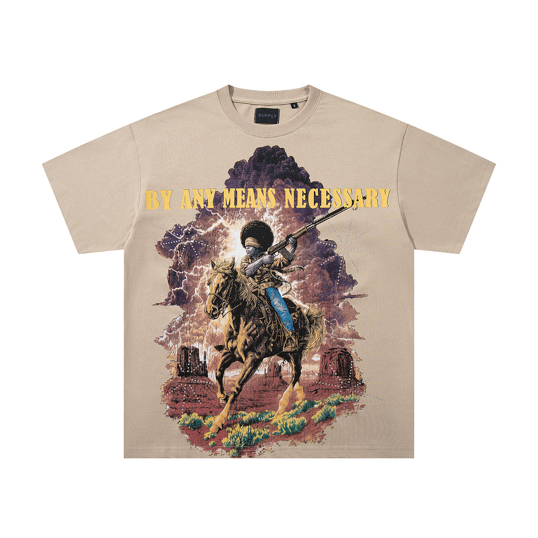 Supply Nightshift Rhinestone Graphic Street Tee