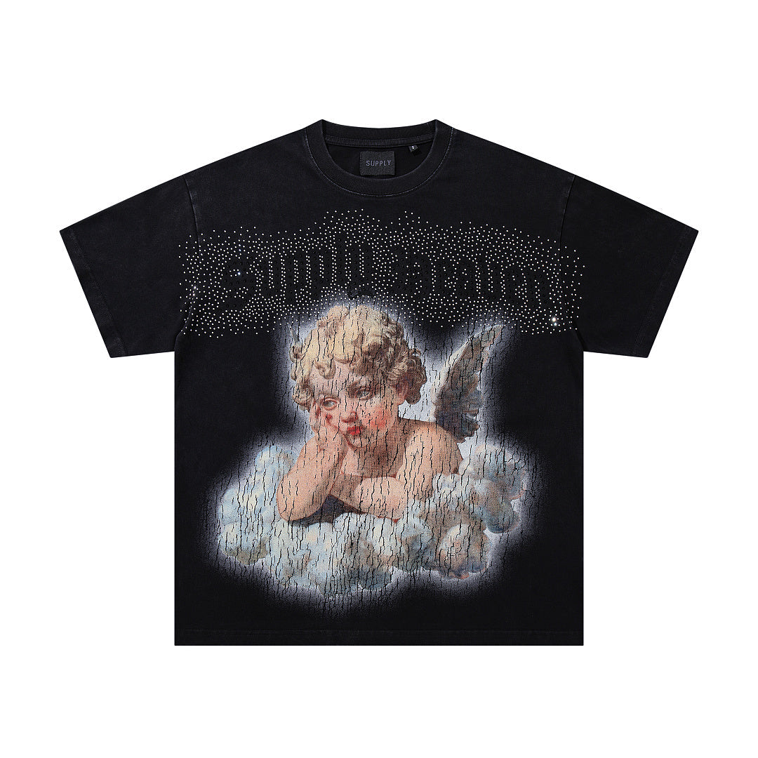Supply Chrome District Rhinestone Graphic Tee