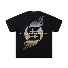 Supply Chrome District Rhinestone Graphic Tee