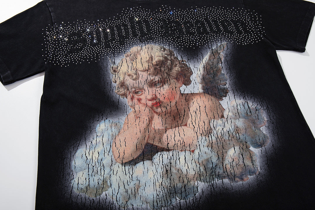 Supply Chrome District Rhinestone Graphic Tee
