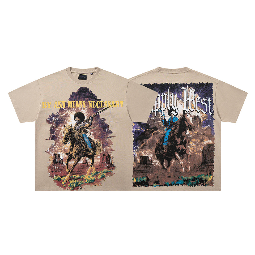 Supply Nightshift Rhinestone Graphic Street Tee