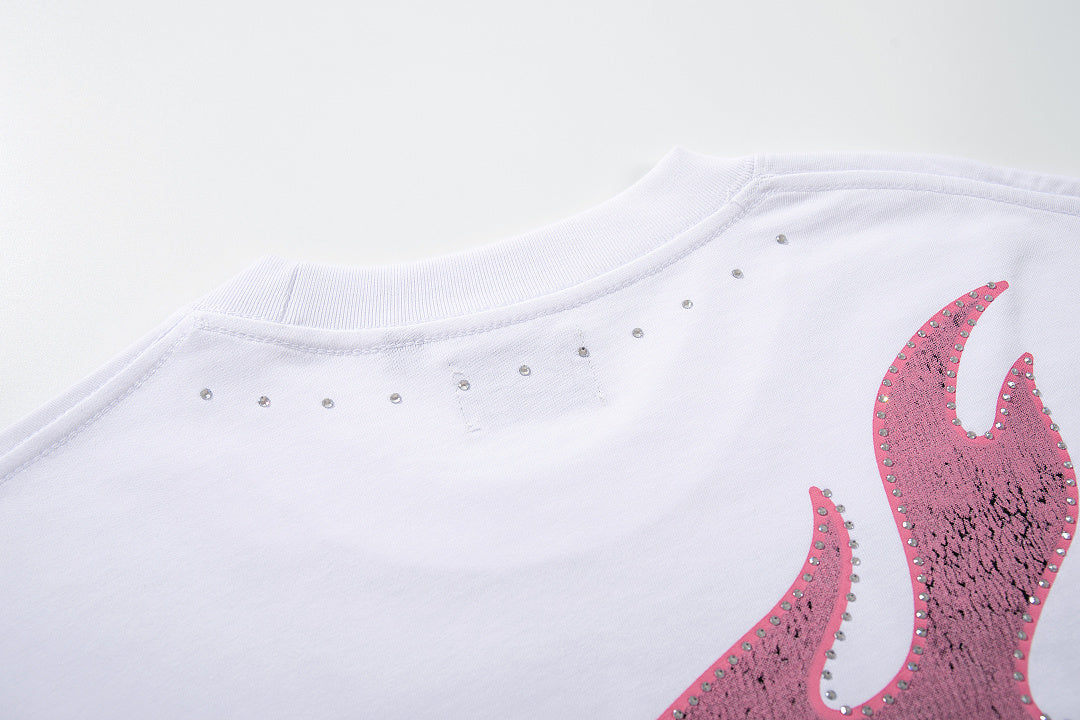 Supply Street Authority Rhinestone Graphic Oversized Tee