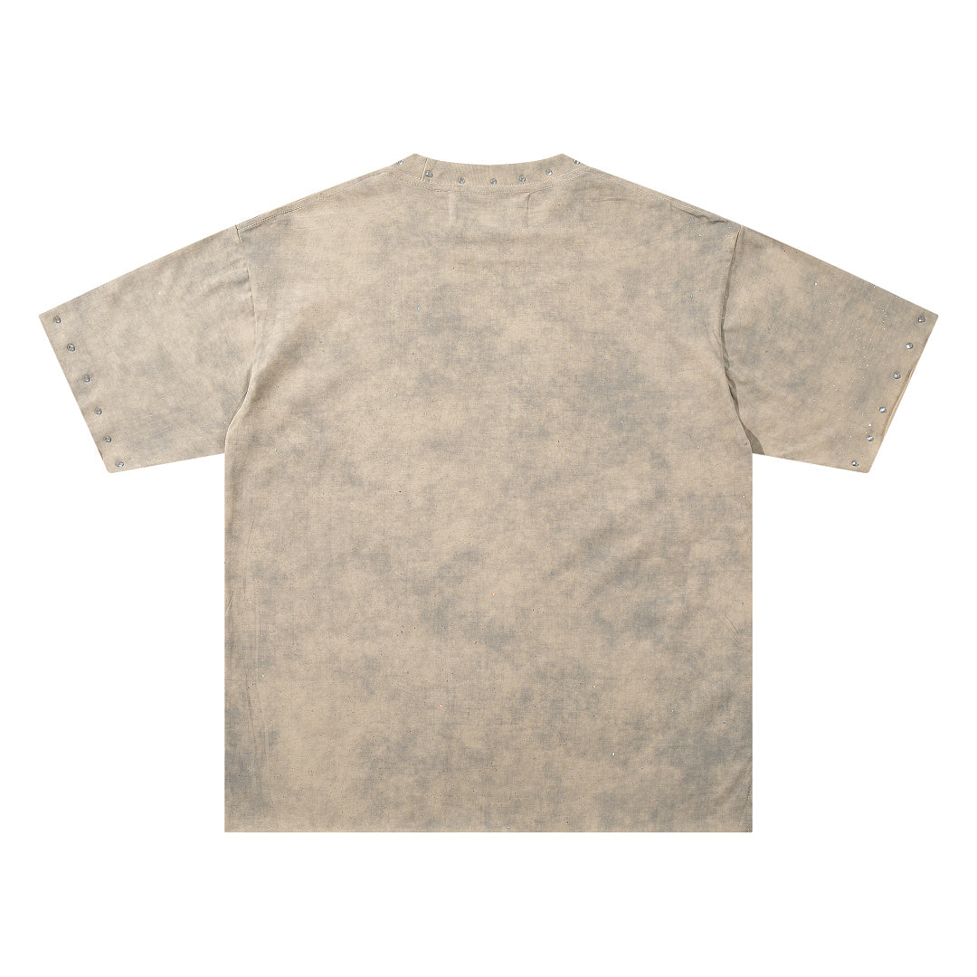 BKYS Faded Street Portrait Diamond Graphic Relaxed Tee