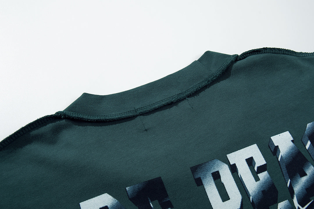 Rare Peace Vintage Rhinestone Graphic Oversized Street T-Shirt