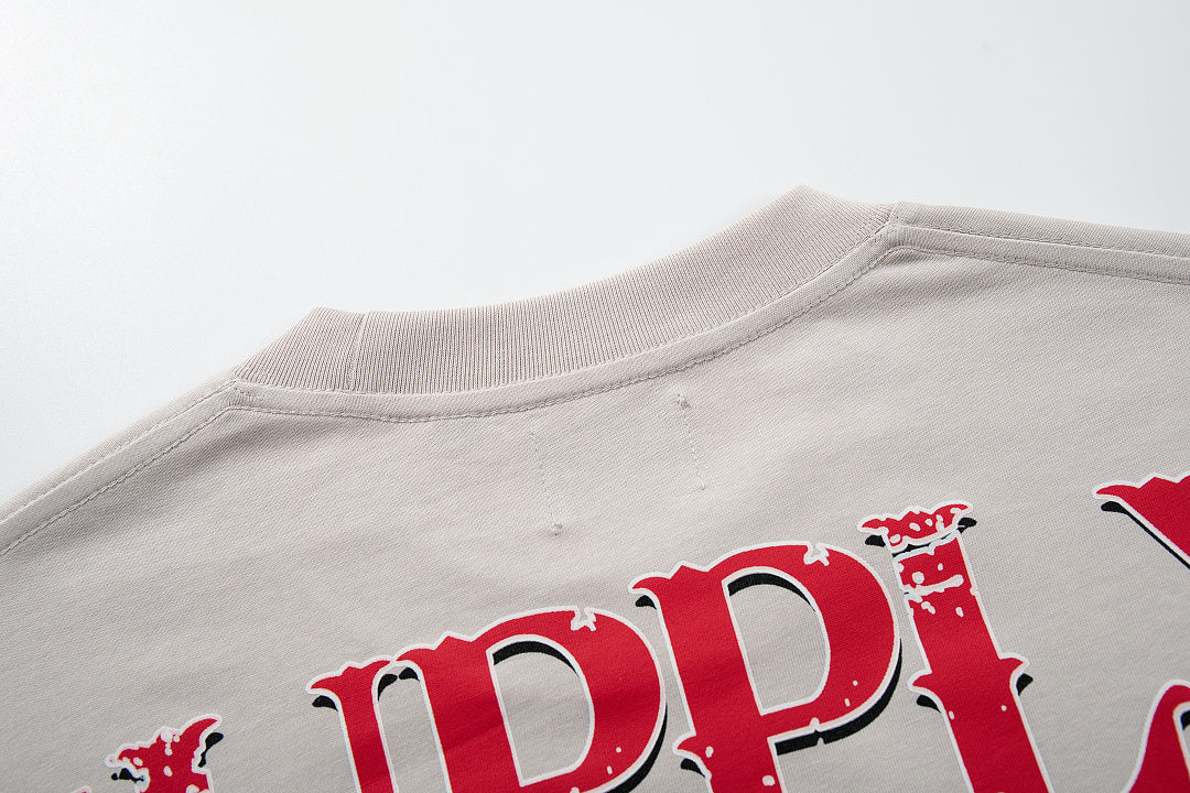 Supply Motion Rhinestone Graphic Oversized Street Tee