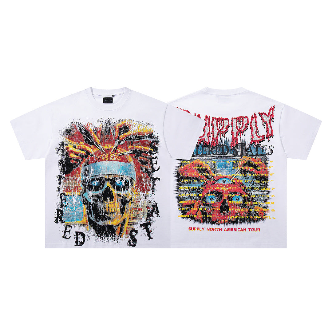 Supply District Flash Rhinestone Oversized Street Tee