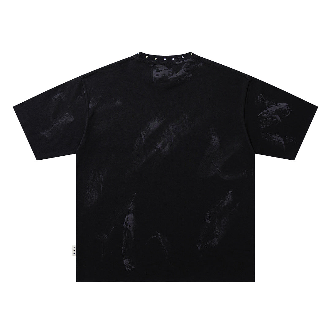 BKYS Street Icon Portrait Rhinestone Vintage Graphic Tee