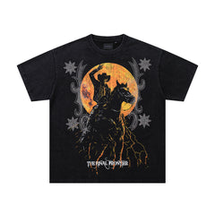 Supply Avenue Rhinestone Graphic Oversized Tee