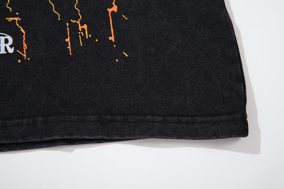 Supply Avenue Rhinestone Graphic Oversized Tee