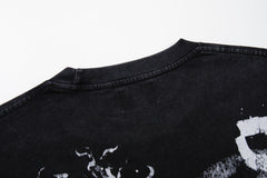 Supply District Rhinestone Graphic Oversized Streetwear Tee