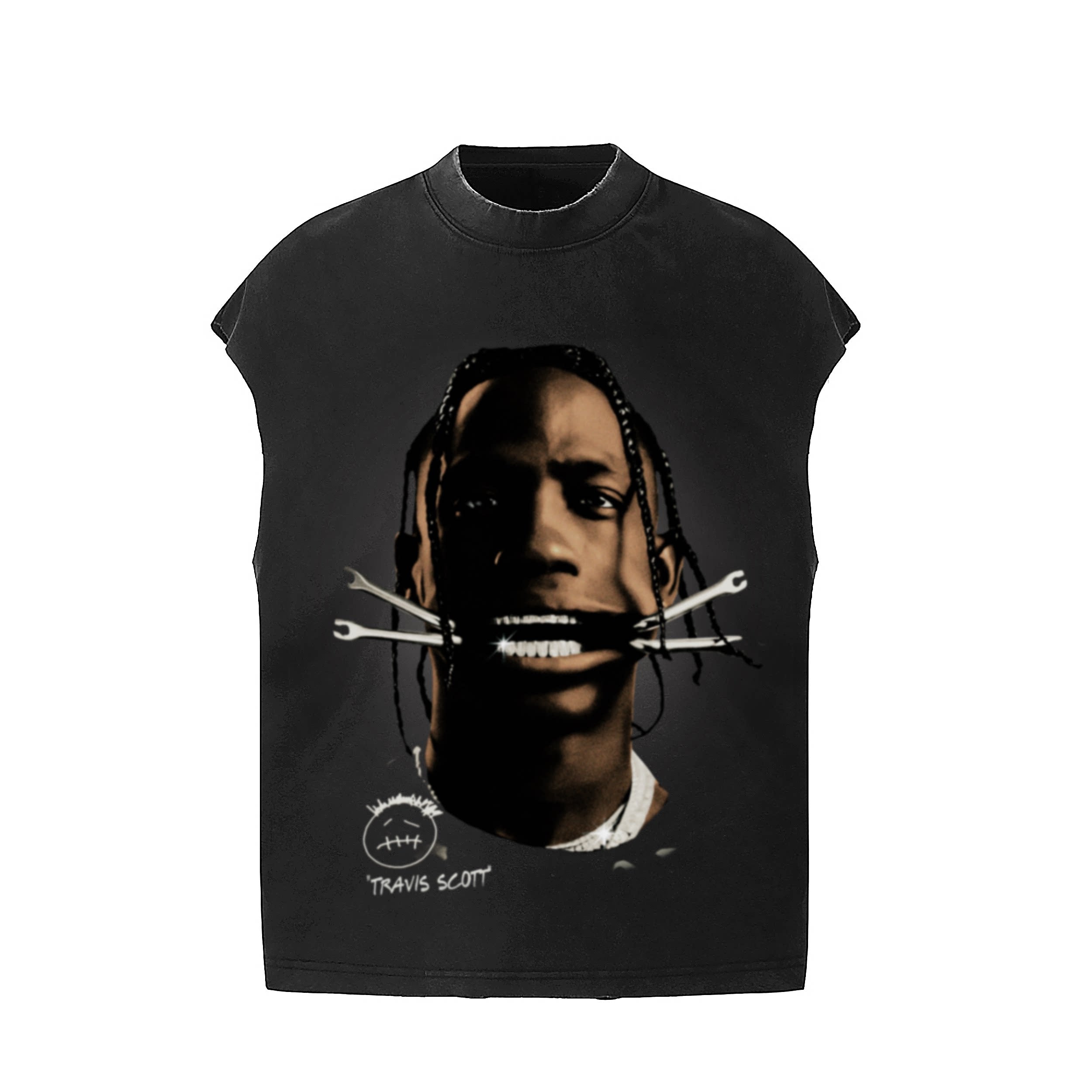 Travis Scott Streetwear Casual Sleeveless Tank Top