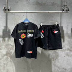 Broken Planet Cotton Tee & Shorts Set