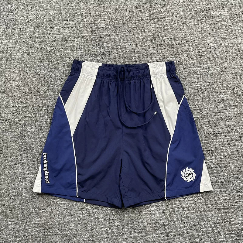 Broken planet woven quick drying shorts for men