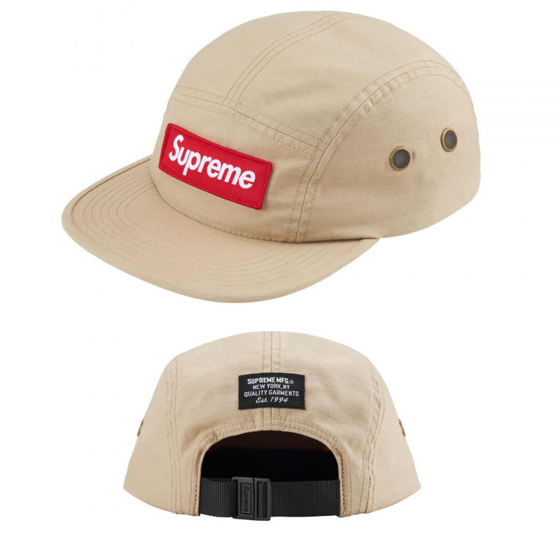 Supreme Classic Box Logo Camp Cap - Tan