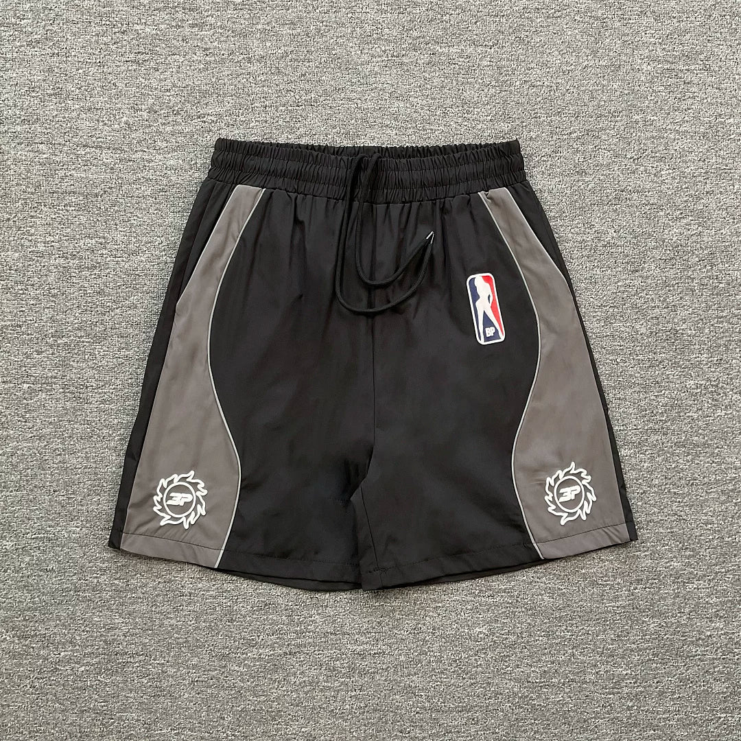 Broken Planet  Sports and Leisure Colorful Reflective Strip Design Woven Speed Drying Shorts