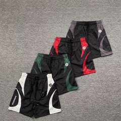 Broken Planet Hip Hop Street Match Splicing Embroidered Woven Speed Drying Shorts