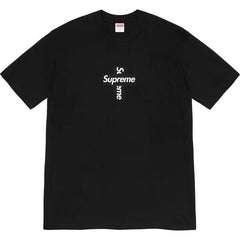 Supreme Cross Graphic Chest T-Shirt - Black