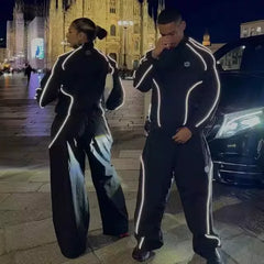 Broken Planet Reflective Zip Jacket Set