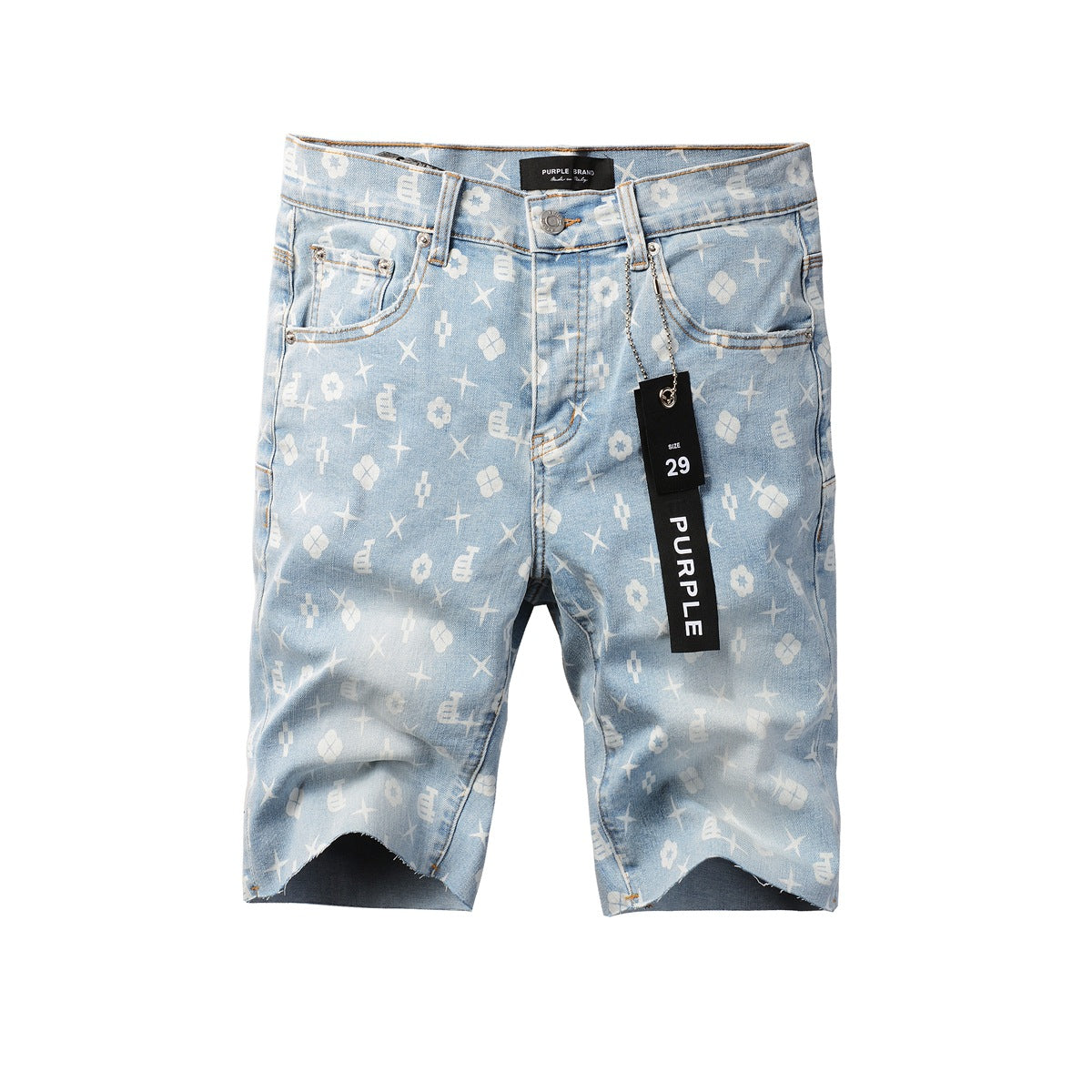 Purple Jeans High Street Blue Jean Shorts 5089 with Modern Style and Unique Design