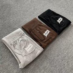 Broken Planet  Printed Loose Straight Pants for Men