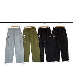 Broken planet  embroidered loose straight tube casual pants