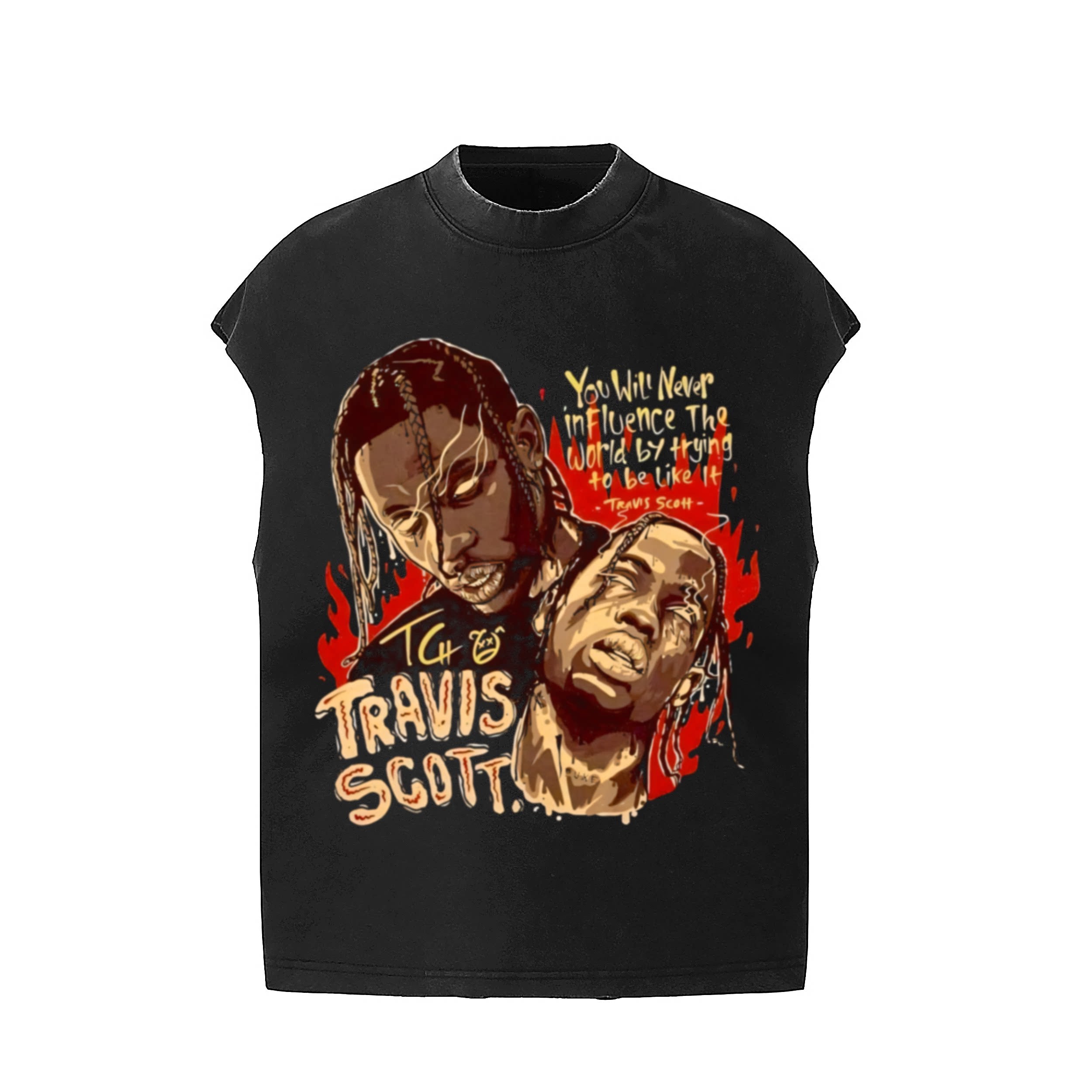 Travis Scott Summer Streetwear Loose Fit Vest