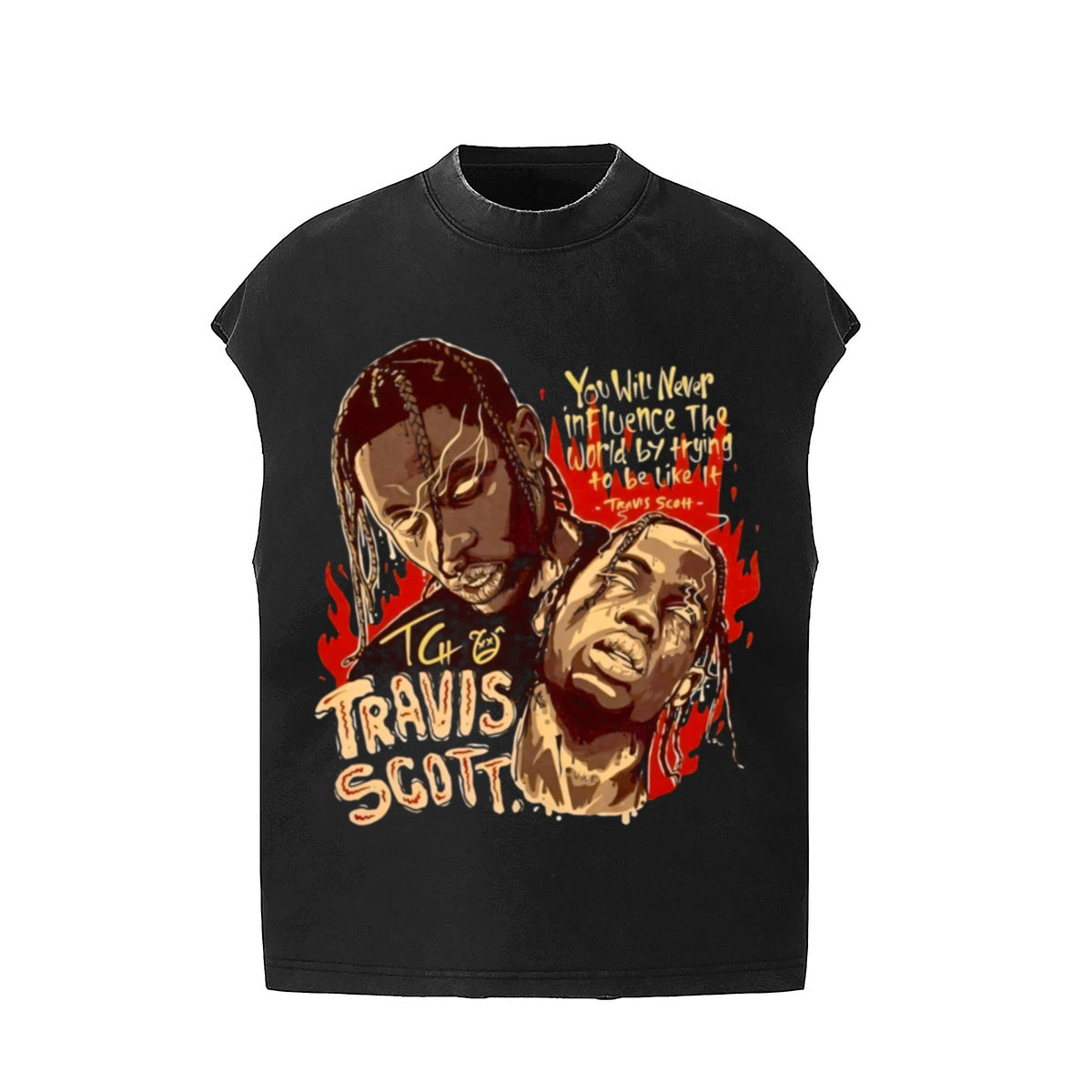 Travis Scott Summer Streetwear Loose Fit Vest