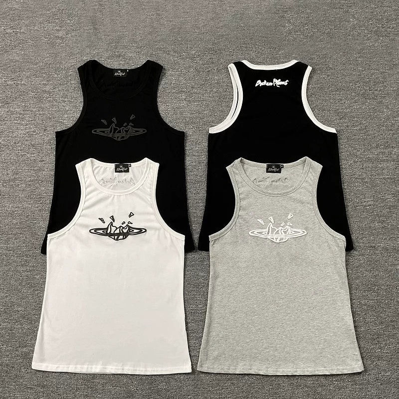 Broken Planet Graphic Sleeveless Tee