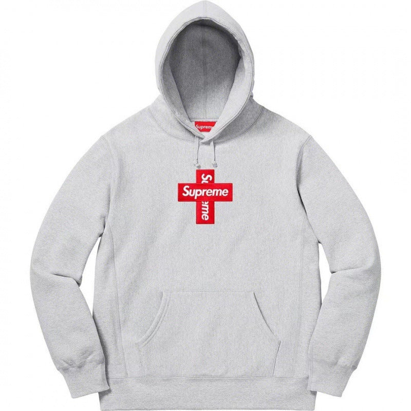 Supreme Cross Logo Pullover Hoodie