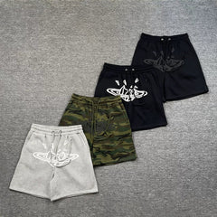 Broken Planet High Street Trendy Brand Loose Casual Plush Drawstring Shorts