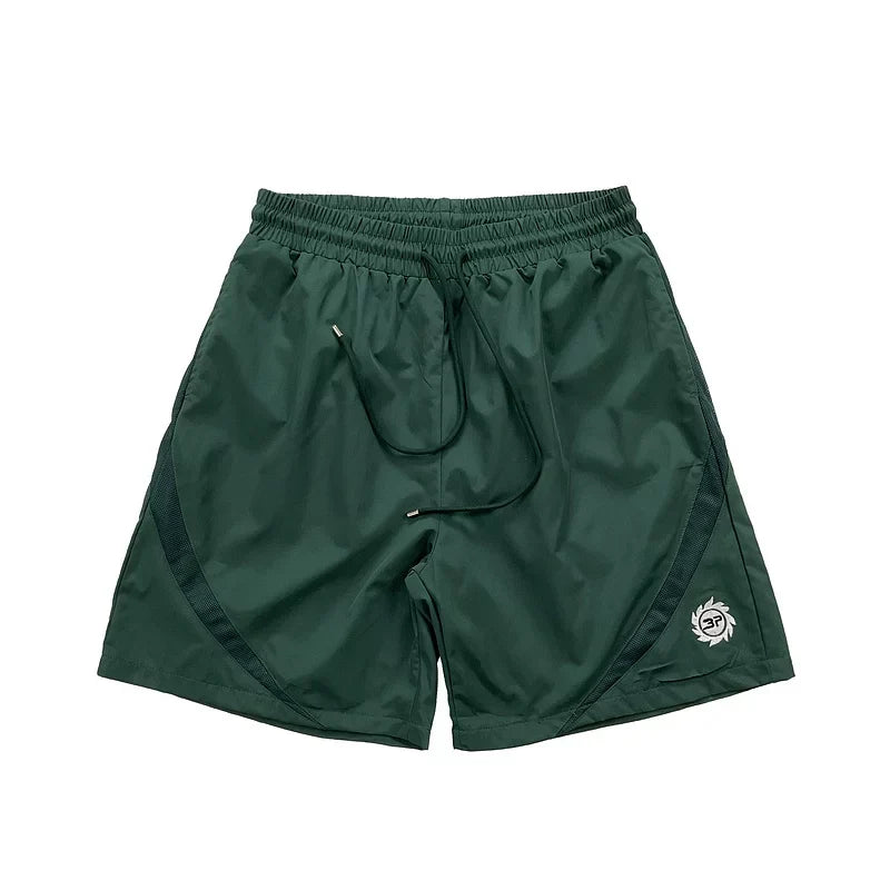 Broken Planet  splicing design beach quick drying sports shorts