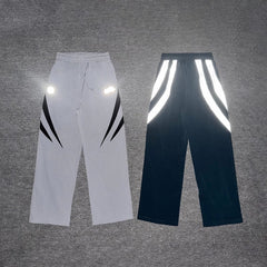 Broken Planet Woven Drawstring Straight Pants