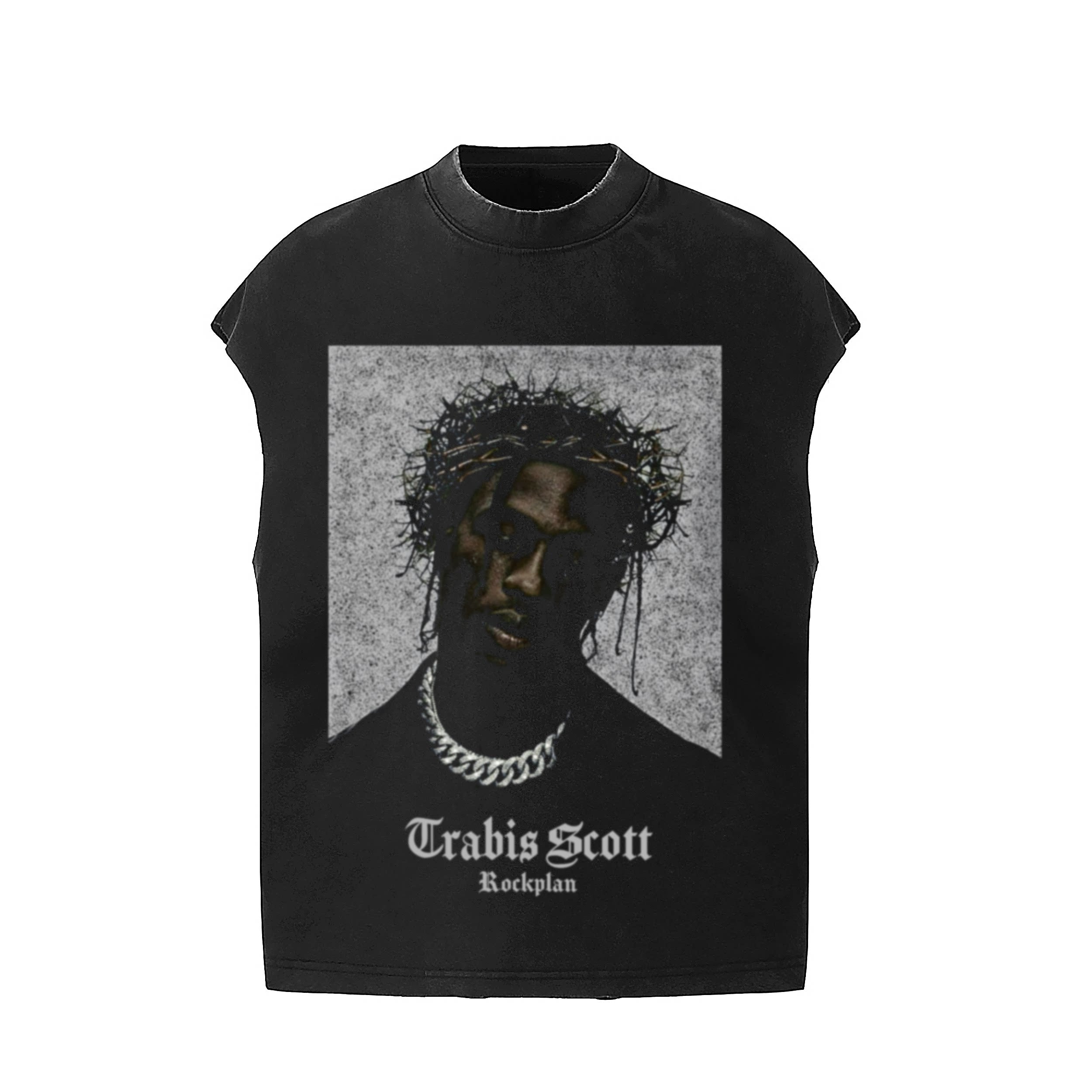 Travis Scott Street Fashion Relaxed Sleeveless Vest